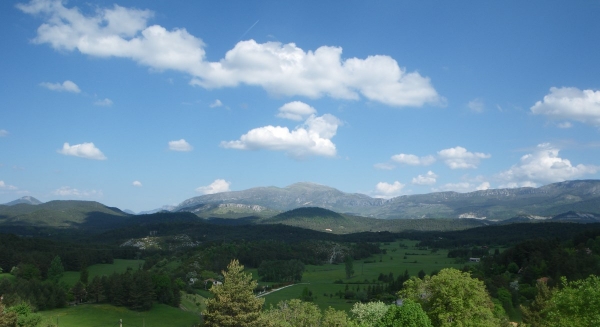 La plaine de l'Artuby